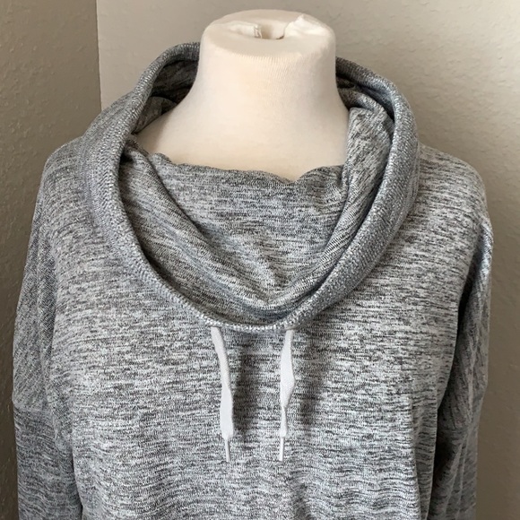 GERRY grey cowl neck long sleeve top - Picture 9 of 9